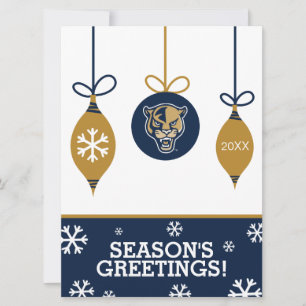 Cartes Pour Fêtes Annuelles FIU Panthers - Noël