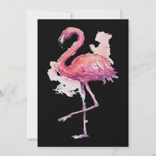 Cartes Pour Fêtes Annuelles Flamant rose Cool 60s Flamant rose Flamant rose