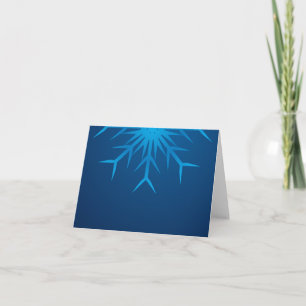 Cartes Pour Fêtes Annuelles flambeau de neige brillant