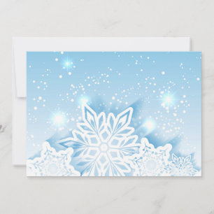 Cartes Pour Fêtes Annuelles Flammes à neige 3D