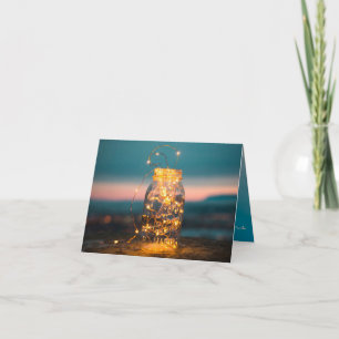 Cartes Pour Fêtes Annuelles Flammes aériennes Jar, Noël, Merci, été