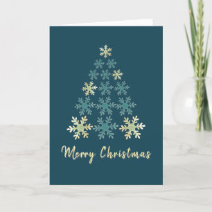 Cartes Pour Fêtes Annuelles Flèche de neige Arbre de Noël Photo famille