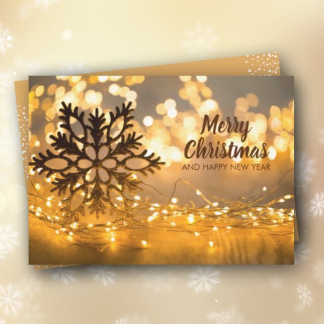 Cartes Pour Fêtes Annuelles Flèche de neige Strand des lumières de Noël (Créateur téléchargé)
