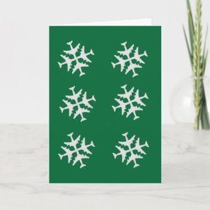 Cartes Pour Fêtes Annuelles Flèche-neige de l'avion