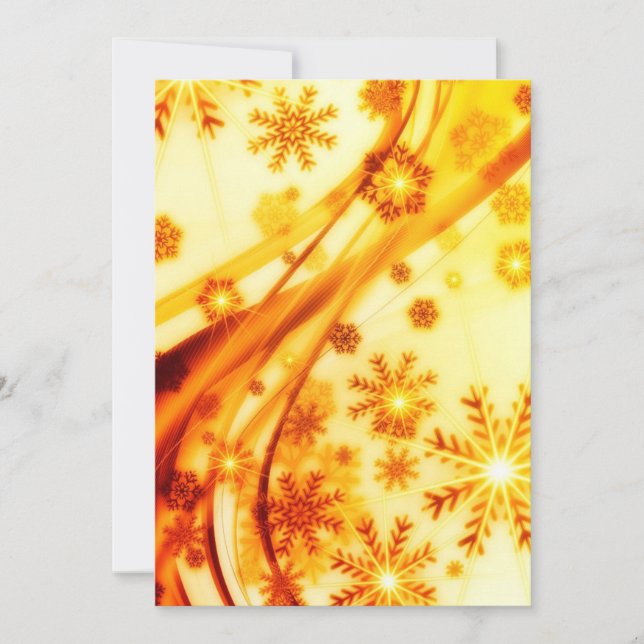 Cartes Pour Fêtes Annuelles Flèches de Noël dorées (Devant)