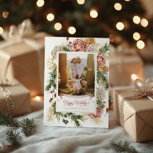 Fleur botanique plaid côtier Photo Joyeux Noël