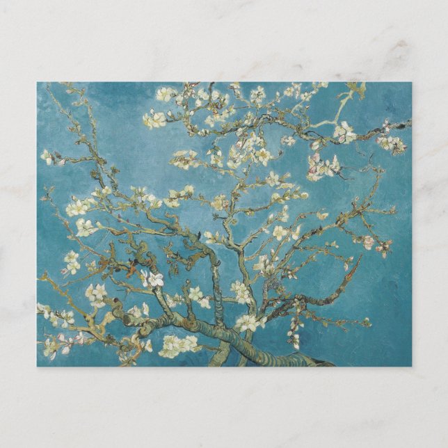 Cartes Pour Fêtes Annuelles Fleur d'amandes de Vincent van Gogh (1890) (Devant)