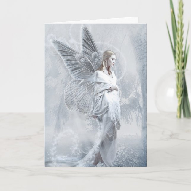 Cartes Pour Fêtes Annuelles Fleur de neige (Devant)