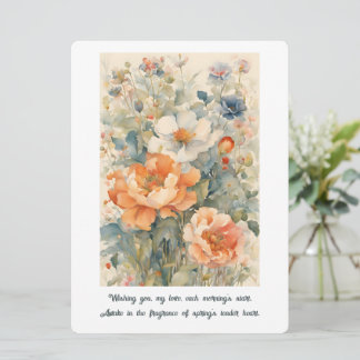 Cartes Pour Fêtes Annuelles Fleurs