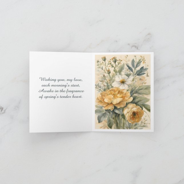 Cartes Pour Fêtes Annuelles Fleurs (Intérieur)