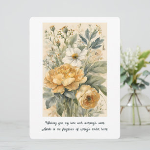 Cartes Pour Fêtes Annuelles Fleurs