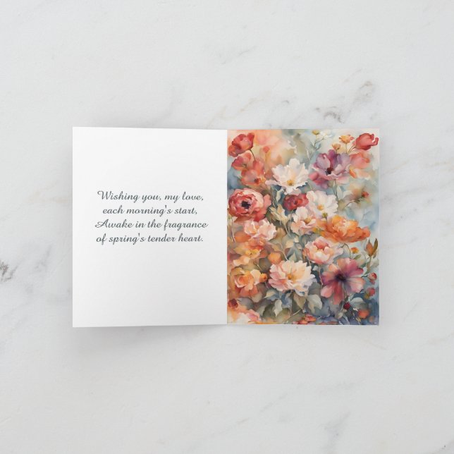 Cartes Pour Fêtes Annuelles Fleurs (Intérieur)