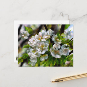 Cartes Pour Fêtes Annuelles Fleurs d'Apple