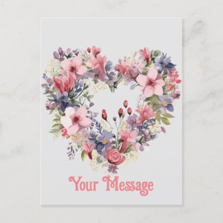 Cartes Pour Fêtes Annuelles Fleurs de printemps personnalisables Florales en f