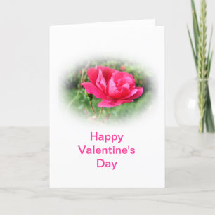 Cartes Pour Fêtes Annuelles fleurs de rose sauvage, Saint-Valentin
