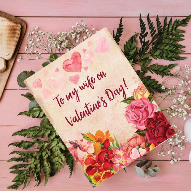 Cartes Pour Fêtes Annuelles Fleurs de Steampunk victorienne Coeurs Saint-Valen (Créateur téléchargé)