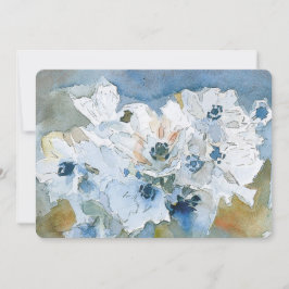 Cartes Pour Fêtes Annuelles Fleurs de Vrubel Flat Holiday Card