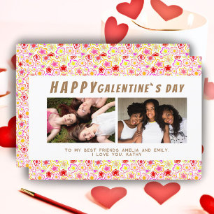 Cartes Pour Fêtes Annuelles Fleurs Galentine`s Day Amies 2 Photo