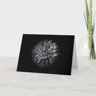 Cartes Pour Fêtes Annuelles Fleurs jardins En Noir Et Blanc 20
