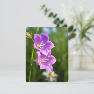 Cartes Pour Fêtes Annuelles Fleurs romantiques – Jardin de fantaisie botanique