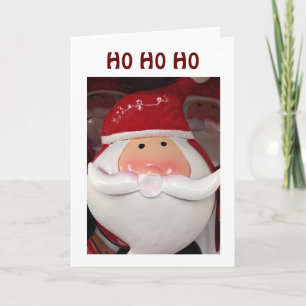 CARTES POUR FÊTES ANNUELLES "FLIRTING PÈRE NOËL" QUE VEUT "VOUS" POUR NOËL