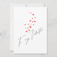 Floating Hearts To My Valentine Scripted 