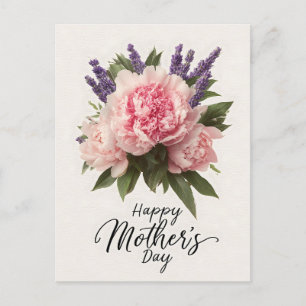 Cartes Pour Fêtes Annuelles Floral "Bonne fête des mères" Salutation