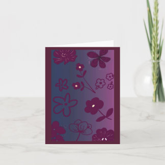 Cartes Pour Fêtes Annuelles Floral Design 