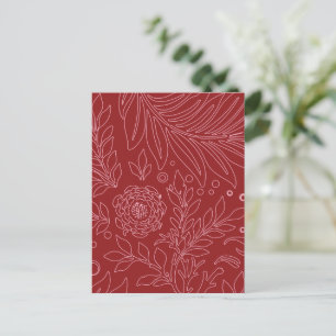 Cartes Pour Fêtes Annuelles Floral Design 30