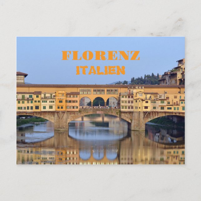 Cartes Pour Fêtes Annuelles Florence Italie (Devant)