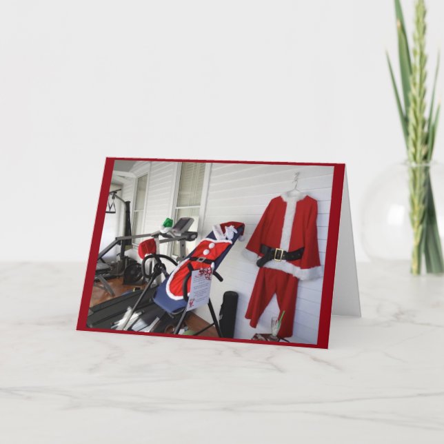 Cartes Pour Fêtes Annuelles Floride Météo chaude souhaite Noël Humour (Devant)