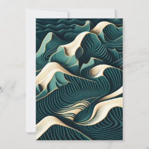 Cartes Pour Fêtes Annuelles Flowing harmony