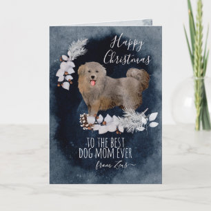 Cartes Pour Fêtes Annuelles Fluffy Dog Bakharwal - Noël