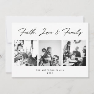Cartes Pour Fêtes Annuelles Foi Amour Famille. Script Noël religieux