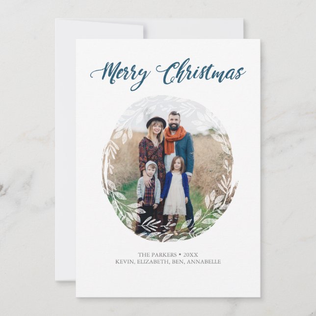 Cartes Pour Fêtes Annuelles Foliage gelé (Devant)