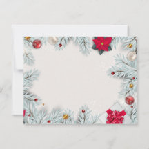 Fond de cadre Noël blanc