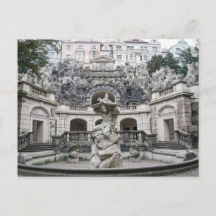 Cartes Pour Fêtes Annuelles Fontaine avec statue de Neptune à Prague