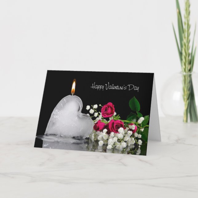 Cartes Pour Fêtes Annuelles Fonte cardiaque de Valentine (Devant)