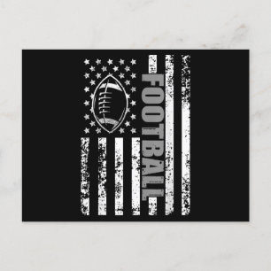 Cartes Pour Fêtes Annuelles Football américain du drapeau
