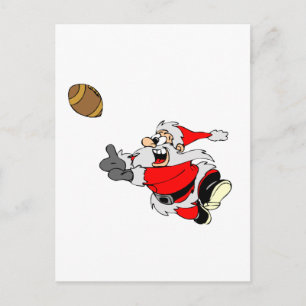 Cartes Pour Fêtes Annuelles Football Santa