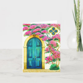 Cartes Pour Fêtes Annuelles Force et Beauté - Vieux Encadrement de Porte