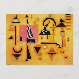 Cartes Pour Fêtes Annuelles Formes géométriques roses et incisives Abstraites 