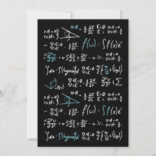 Cartes Pour Fêtes Annuelles Formules mathématiques mathématiques physique prof