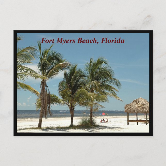 Cartes Pour Fêtes Annuelles Fort Myers Beach, Floride (Devant)