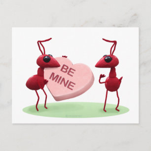 Cartes Pour Fêtes Annuelles Fourmis mignonnes du jour de Valentines