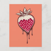 fraise couverte au chocolat
