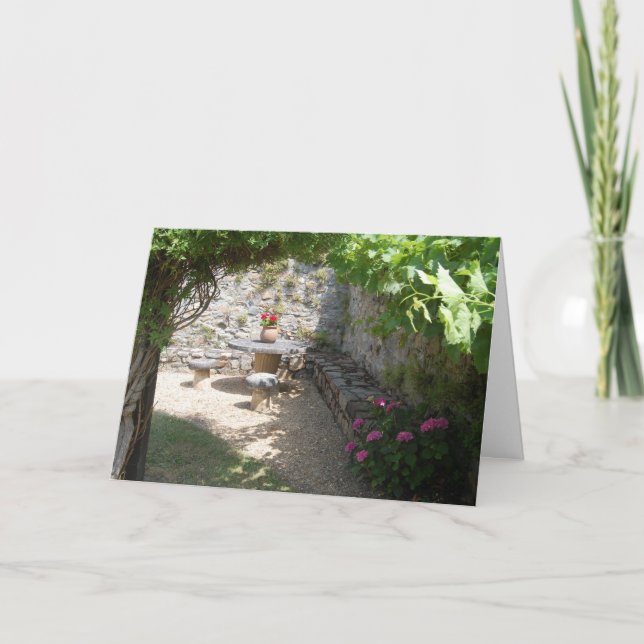 Cartes Pour Fêtes Annuelles Française de La d'à de jardin de l'ONU (Devant)
