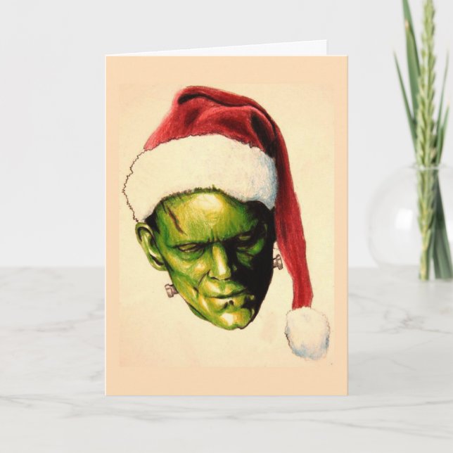 Cartes Pour Fêtes Annuelles Franken Claus (Devant)