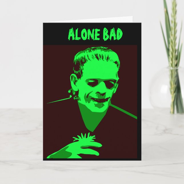 Cartes Pour Fêtes Annuelles Frankenstein - Friend Good (Devant)