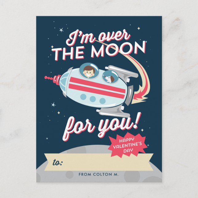 Cartes Pour Fêtes Annuelles Frappe-toi ! Valentine (Devant)